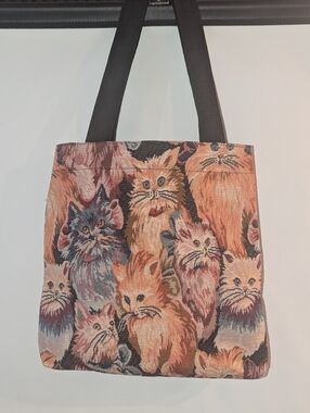 Tapestry Cat Tote
